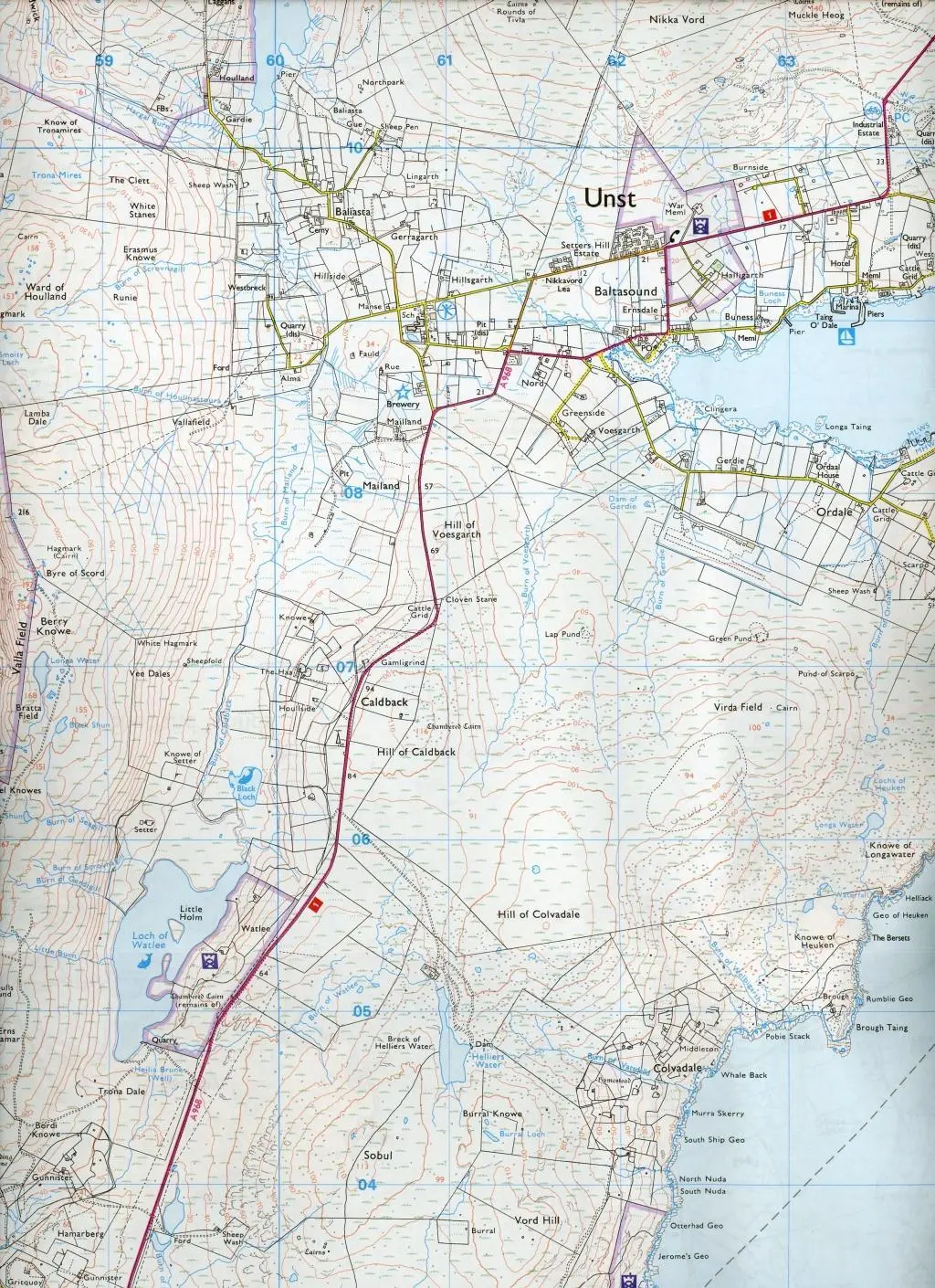 Bild: 9780319247211 | Shetland - Unst, Yell and Fetlar | Ordnance Survey | (Land-)Karte