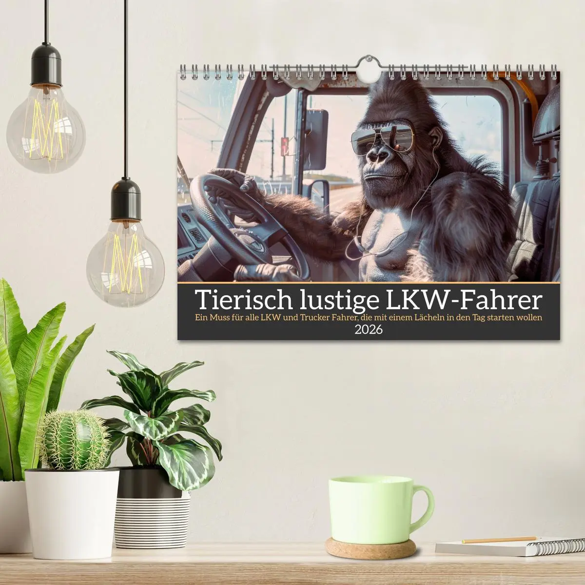 Bild: 9783457317211 | Tierisch lustige LKW-Fahrer (Wandkalender 2026 DIN A4 quer),...