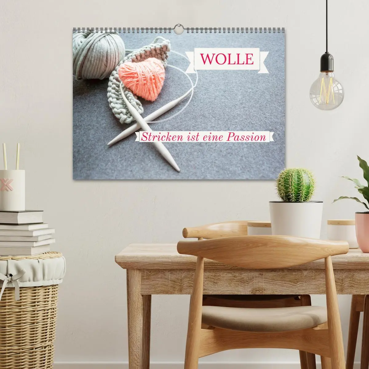 Bild: 9783457557211 | WOLLE Stricken ist eine Passion (Wandkalender 2026 DIN A3 quer),...