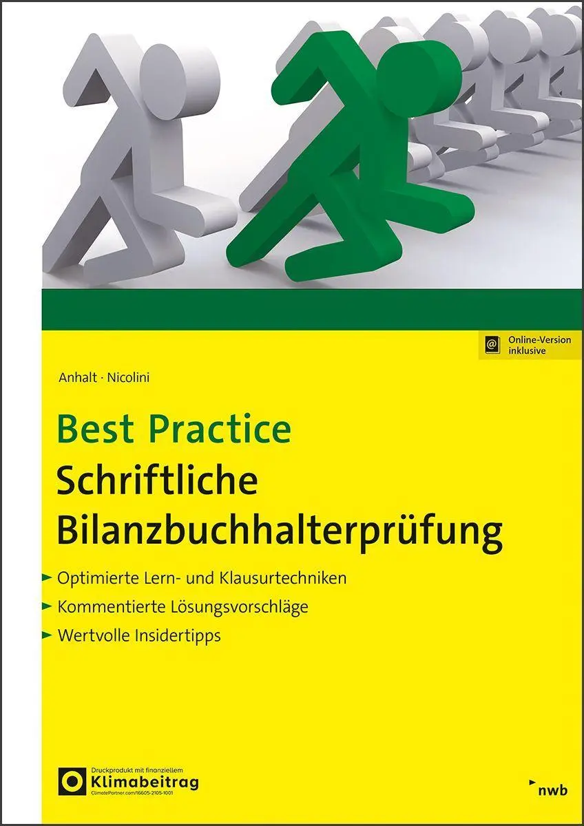 Cover: 9783482687211 | Best Practice Schriftliche Bilanzbuchhalterprüfung | Anhalt (u. a.)