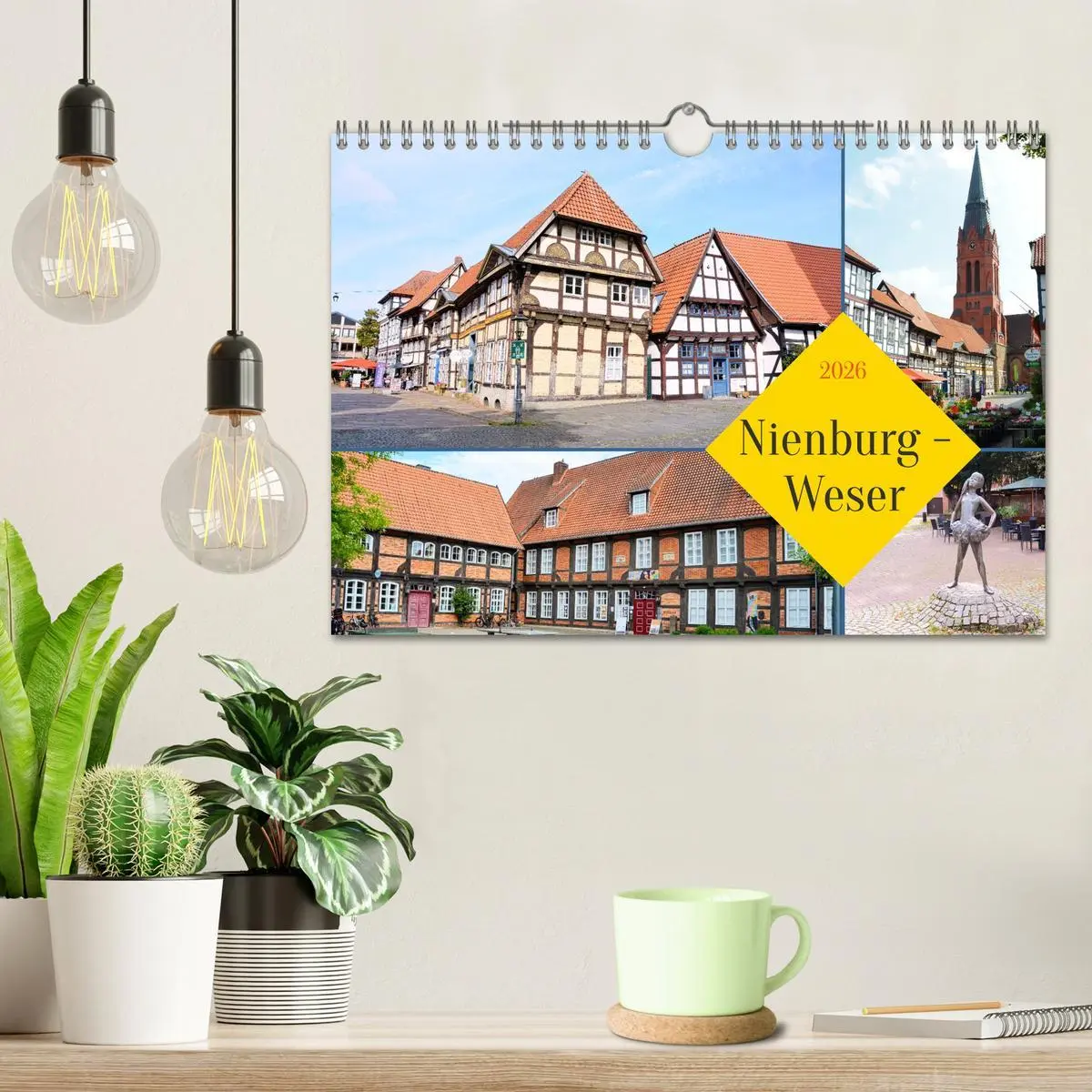 Bild: 9783516647211 | Nienburg - Weser (Wandkalender 2026 DIN A4 quer), CALVENDO...