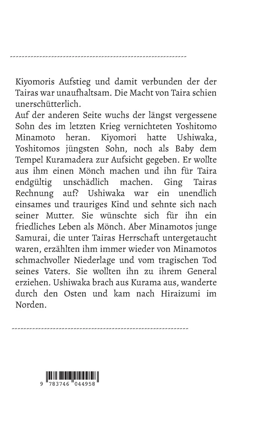 Rückseite: 9783746017211 | Die Geschichte von Taira (4) | Neue Interpretation | Eiji Yoshikawa