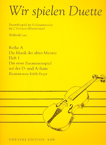Cover: 9790204537211 | Wir Spielen Duette 1 | Das erste Zusammenspiel auf der D- und A-Saite