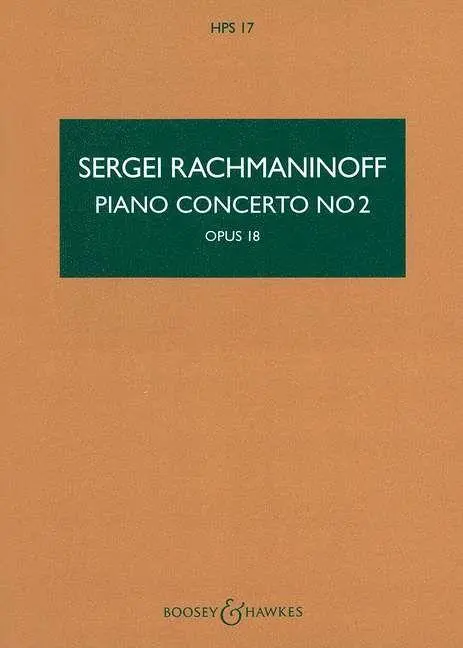 Cover: 9780851627311 | Piano Concerto No. 2, Op. 18 | Hawkes Pocket Score 17 | Rachmaninow