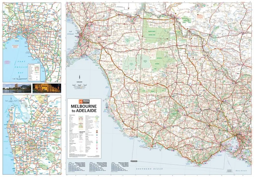 Bild: 9781865007311 | Melbourne to Adelaide Map | (Land-)Karte | Karte/Landkarte | Englisch Bild: 9781865007311 | Melbourne to Adelaide Map | (Land-)Karte | Karte/Landkarte | Englisch