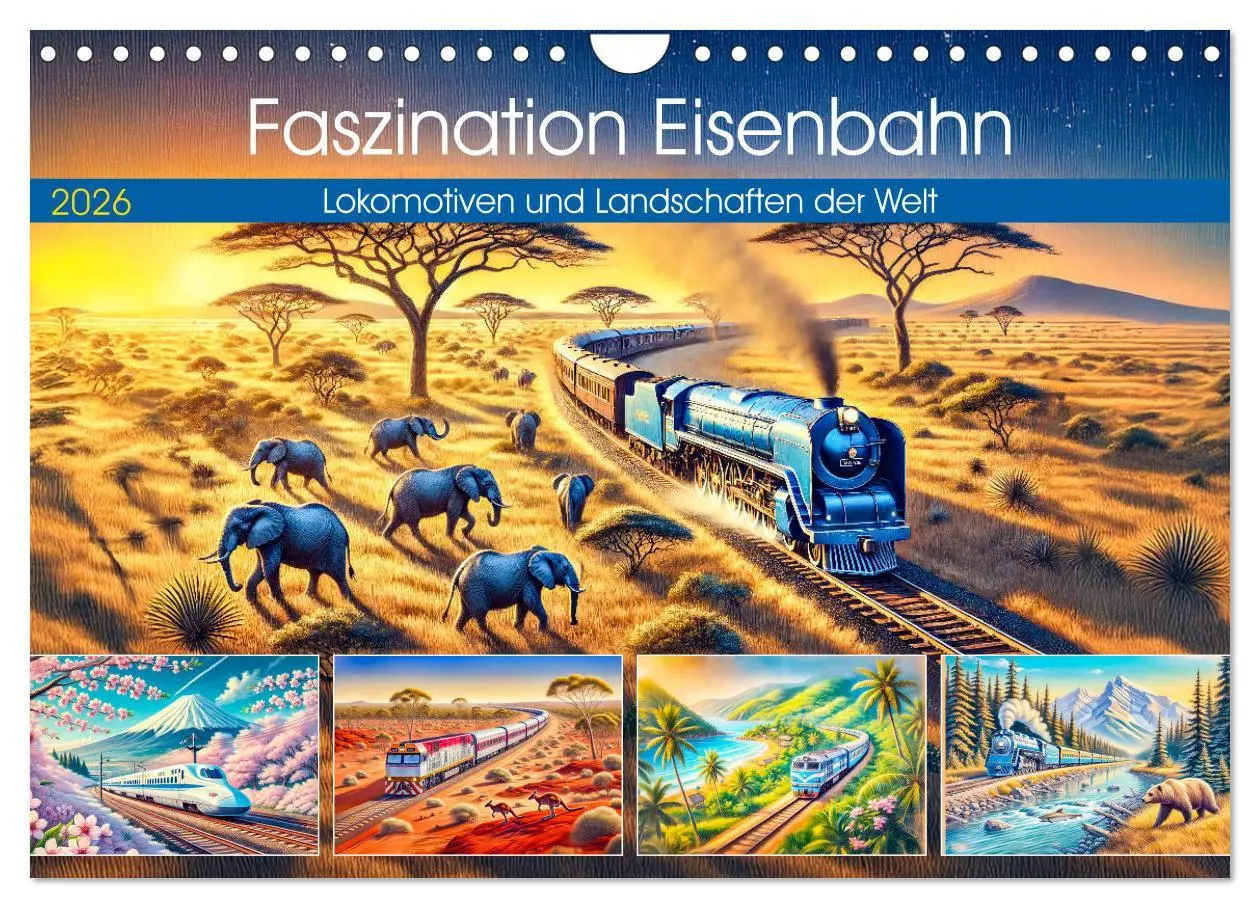 Cover: 9783457307311 | Faszination Eisenbahn - Lokomotiven und Landschaften der Welt...