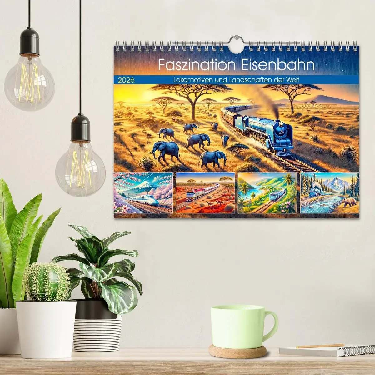 Bild: 9783457307311 | Faszination Eisenbahn - Lokomotiven und Landschaften der Welt...