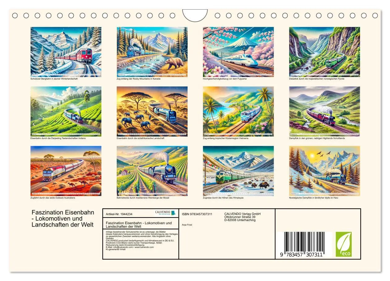 Bild: 9783457307311 | Faszination Eisenbahn - Lokomotiven und Landschaften der Welt...