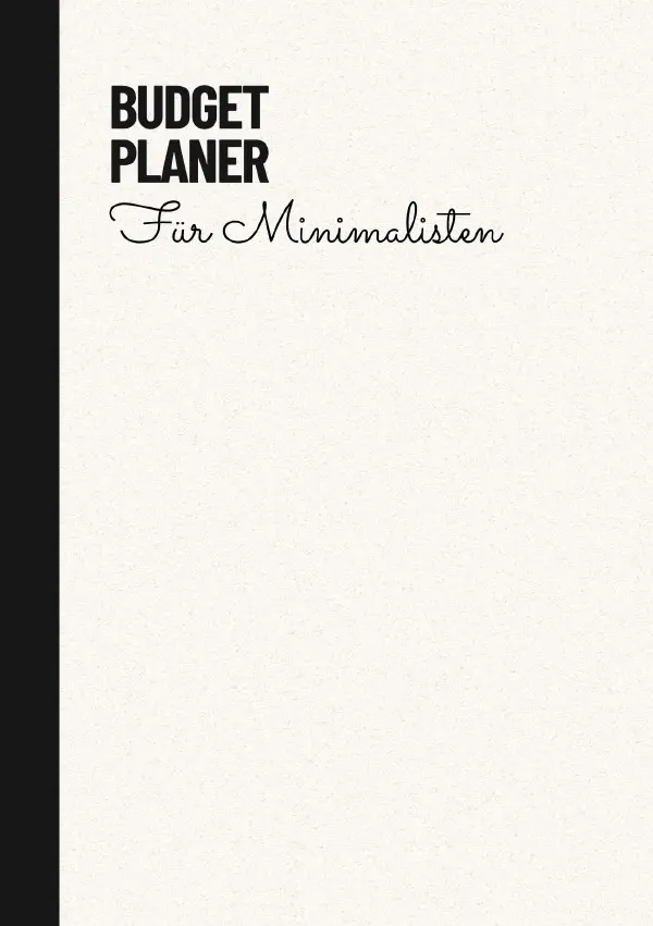 Cover: 9783758437311 | Budget Planer Weiß Minimalistisch | Carmen Meck | Taschenbuch | 84 S.