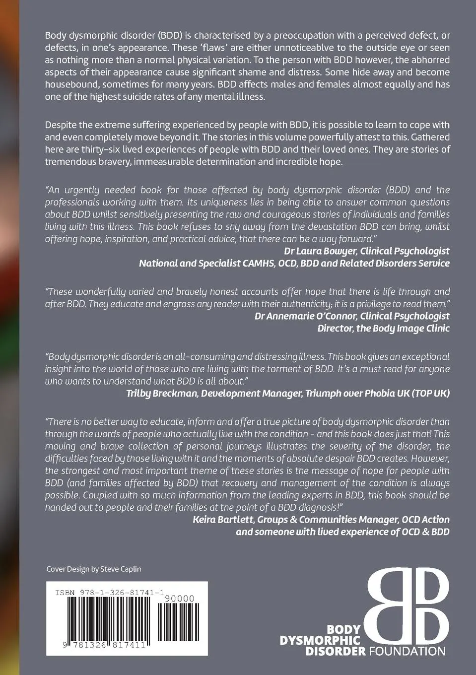 Rückseite: 9781326817411 | Reflections on Body Dysmorphic Disorder | Petro | Taschenbuch | 2016