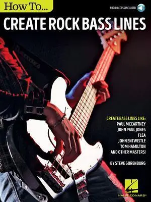 Cover: 9781495047411 | How To... Create Rock Bass Lines | Steve Gorenberg | Taschenbuch