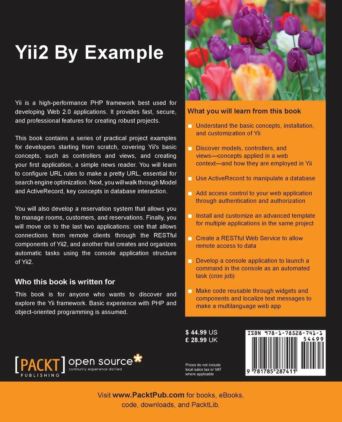 Rückseite: 9781785287411 | Yii2 By Example | Fabrizio Caldarelli | Taschenbuch | Englisch | 2015