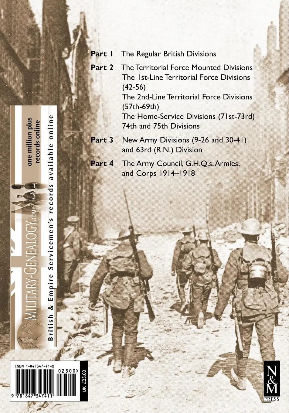 Rückseite: 9781847347411 | Order of Battle of Divisions, Part 3a &amp; 3b | New Army Divisions | Buch