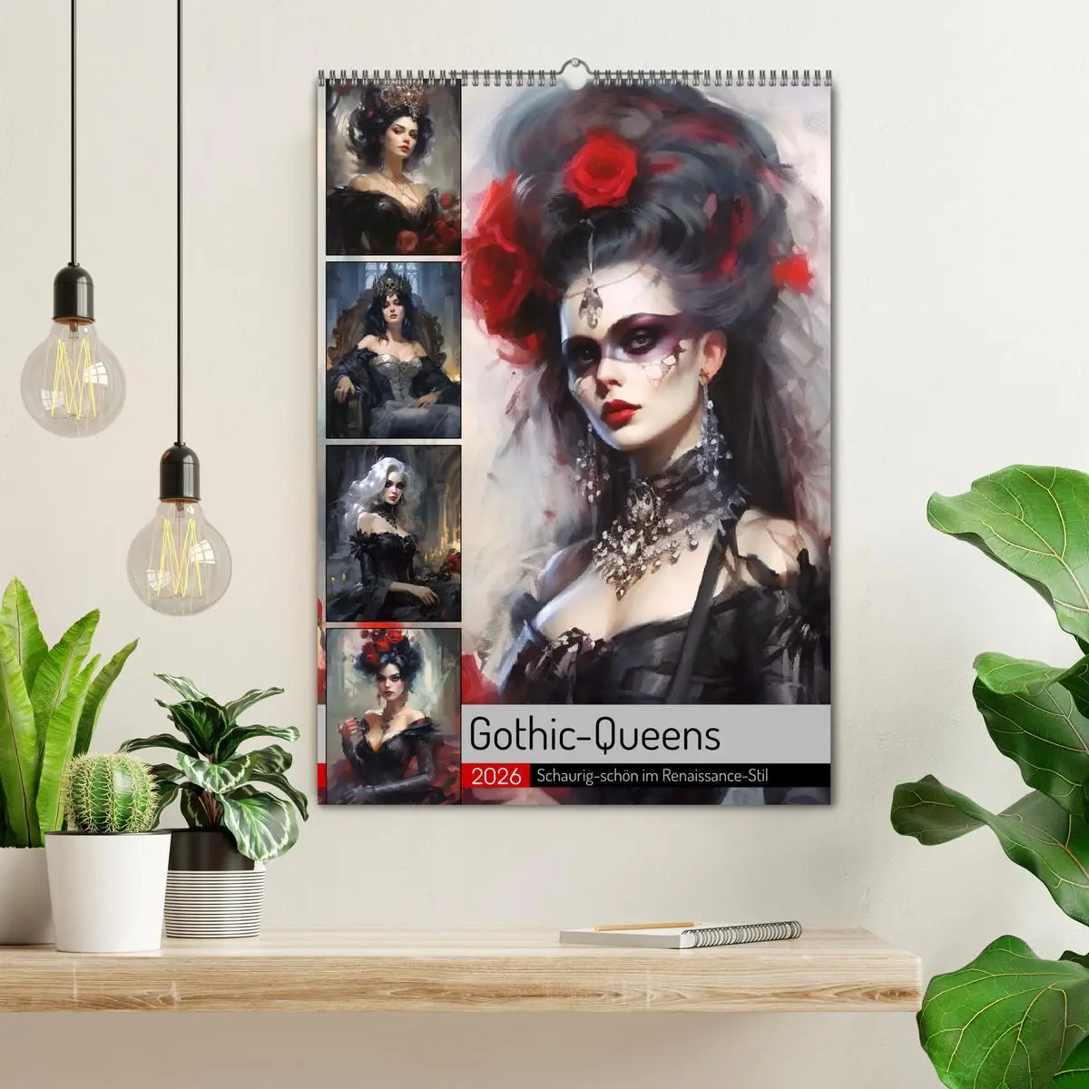 Bild: 9783516317411 | Gothic-Queens. Schaurig-schön im Renaissance-Stil (Wandkalender...