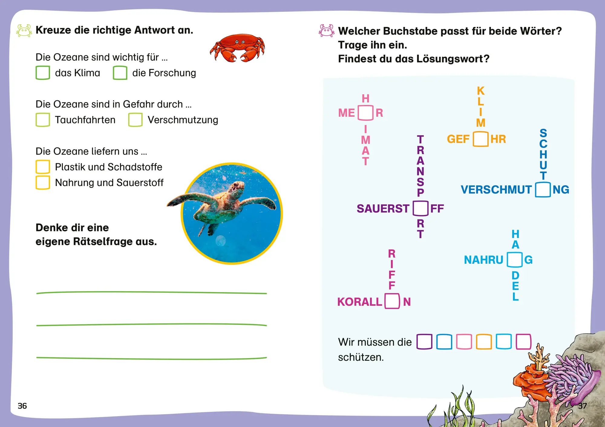 Bild: 9783788677411 | WAS IST WAS Erstes Lesen Leserätsel Heft 9. Ozeane | Waltraud Grill