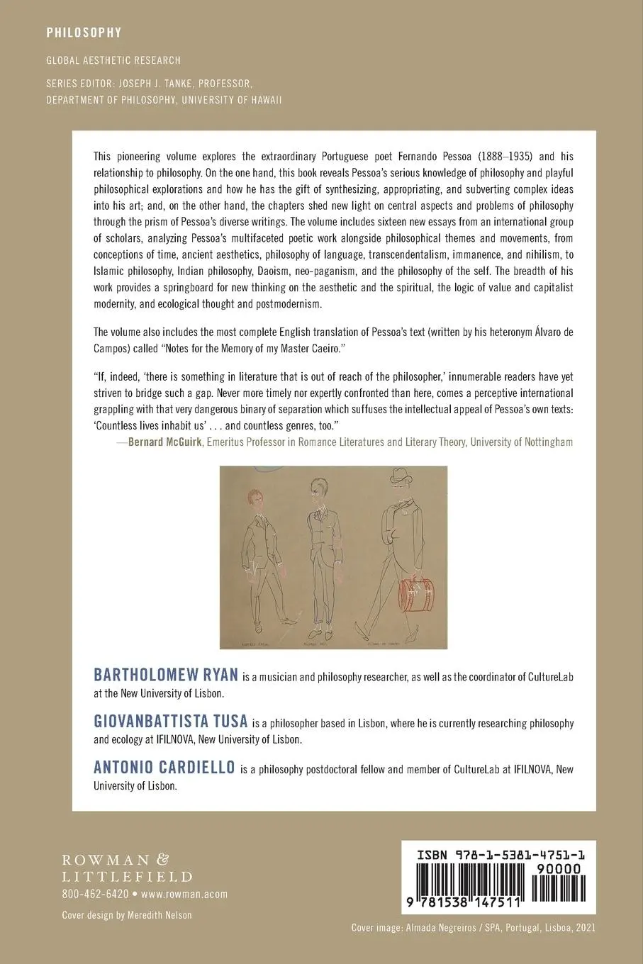 Rückseite: 9781538147511 | Fernando Pessoa and Philosophy | Countless Lives Inhabit Us | Buch