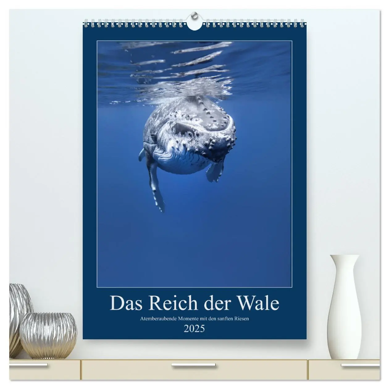 Cover: 9783435987511 | Im Reich der Wale (hochwertiger Premium Wandkalender 2025 DIN A2...