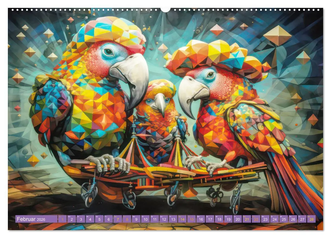 Bild: 9783457387511 | Zirkusfantasien - Bezaubernd fremdartig (Wandkalender 2026 DIN A2...