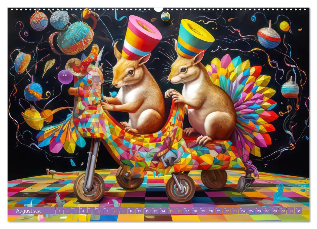 Bild: 9783457387511 | Zirkusfantasien - Bezaubernd fremdartig (Wandkalender 2026 DIN A2...