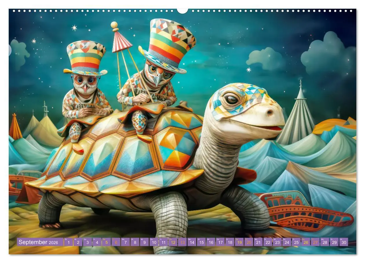 Bild: 9783457387511 | Zirkusfantasien - Bezaubernd fremdartig (Wandkalender 2026 DIN A2...