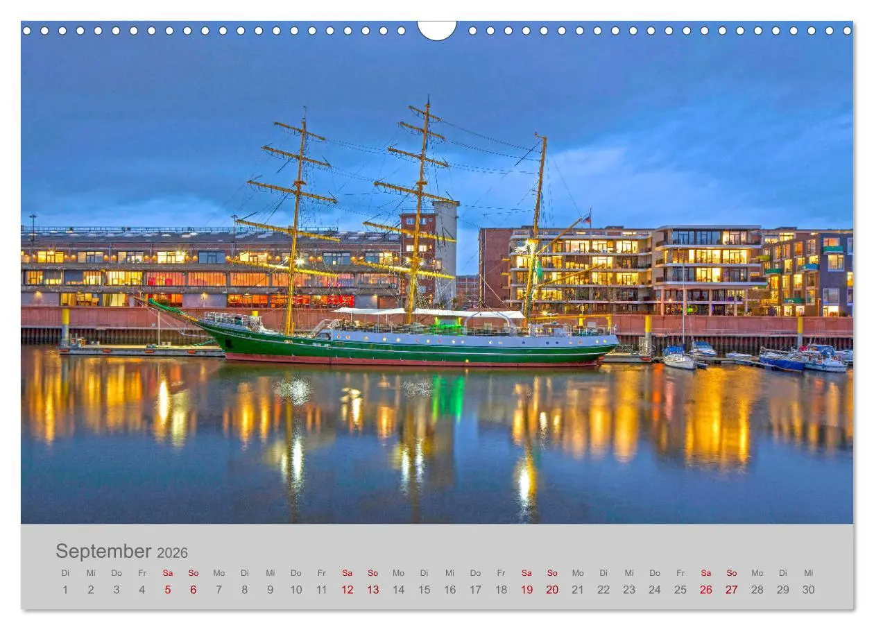 Bild: 9783457767511 | Hansestadt Bremen (Wandkalender 2026 DIN A3 quer), CALVENDO...