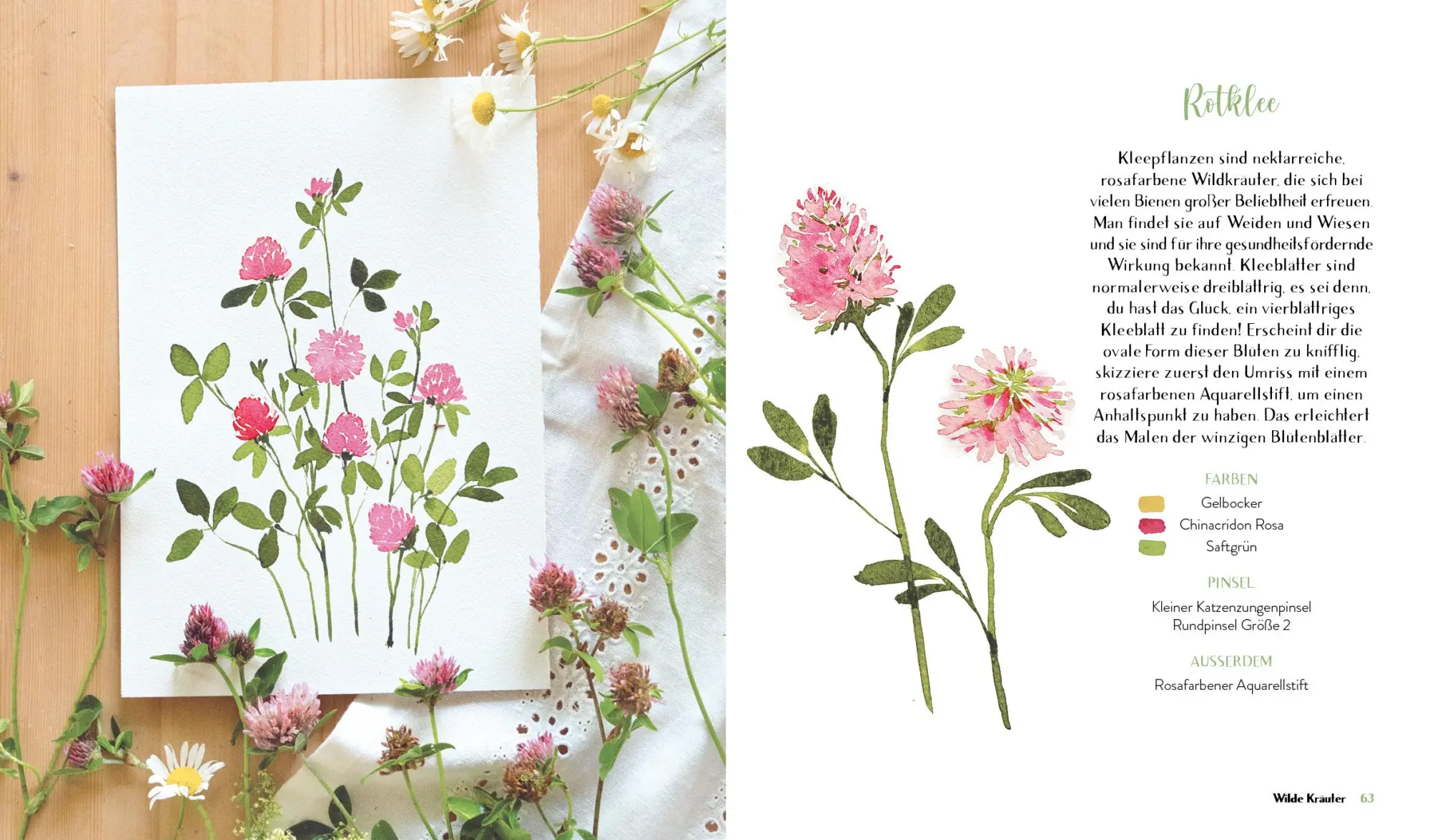 Bild: 9783745927511 | Wildflower Watercolor - Blumen-Aquarelle malen | Sushma Hegde | Buch