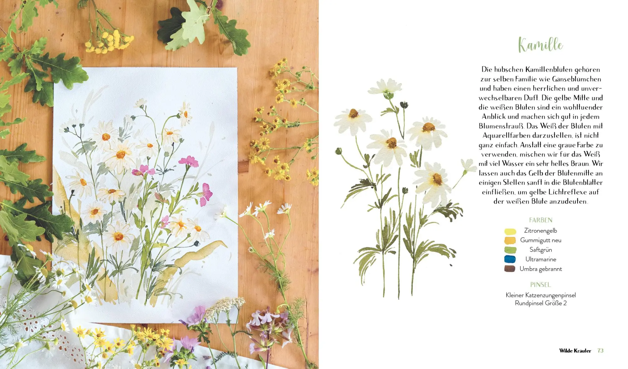 Bild: 9783745927511 | Wildflower Watercolor - Blumen-Aquarelle malen | Sushma Hegde | Buch