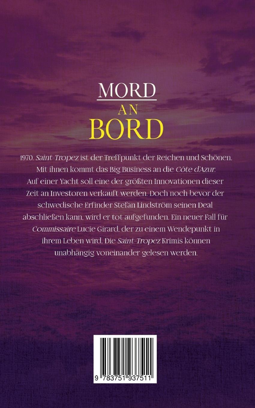 Rückseite: 9783751937511 | Mord an Bord | Jet Set | Luc Winger | Taschenbuch | Saint-Tropez Krimi