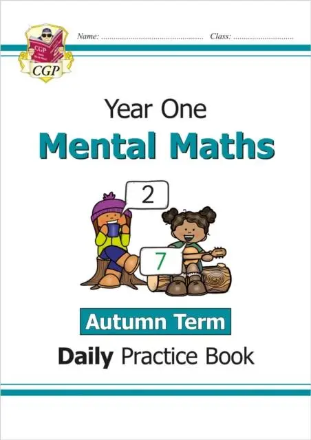 Cover: 9781789087611 | KS1 Mental Maths Year 1 Daily Practice Book: Autumn Term | Cgp Books
