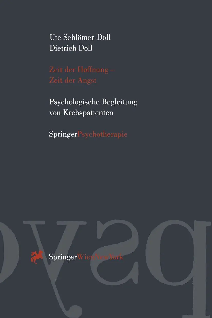 Cover: 9783211827611 | Zeit der Hoffnung - Zeit der Angst | Dietrich Doll (u. a.) | Buch
