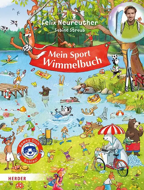 Cover: 9783451717611 | Mein Sport-Wimmelbuch | Beweg dich schlau! | Felix Neureuther | Buch