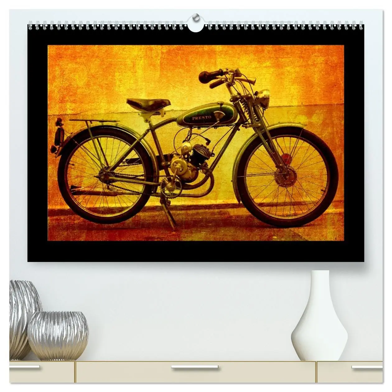 Cover: 9783516227611 | Motorrad Oldtimer (hochwertiger Premium Wandkalender 2026 DIN A2...