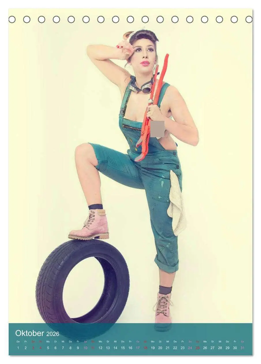 Bild: 9783516467611 | PinUp Girls 50er Jahre (Tischkalender 2026 DIN A5 hoch), CALVENDO...