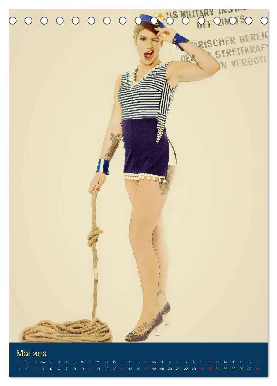 Bild: 9783516467611 | PinUp Girls 50er Jahre (Tischkalender 2026 DIN A5 hoch), CALVENDO...