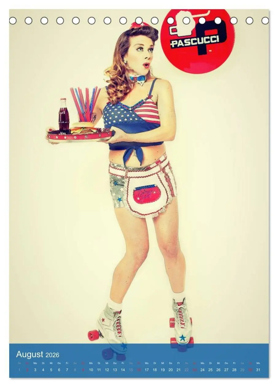 Bild: 9783516467611 | PinUp Girls 50er Jahre (Tischkalender 2026 DIN A5 hoch), CALVENDO...