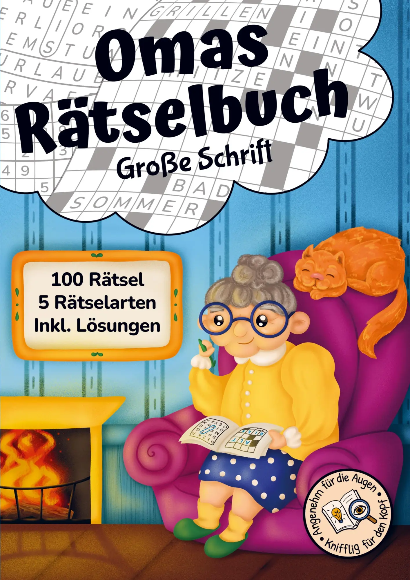 Cover: 9789403837611 | Omas Rätselbuch in großer Schrift | Rätsel Werft | Taschenbuch | 2025