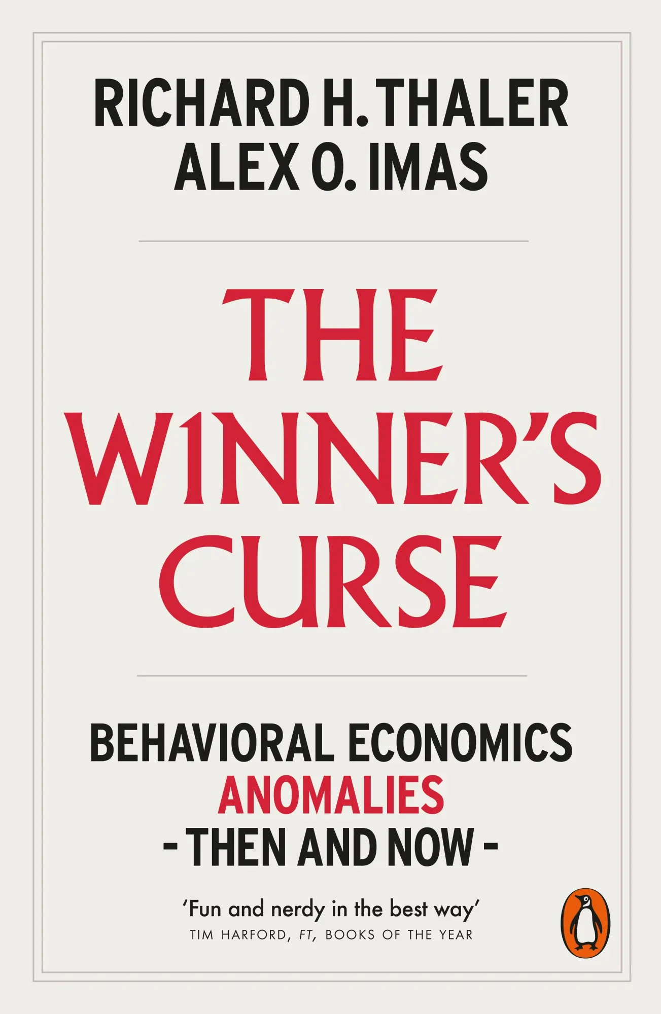 Cover: 9780141997711 | The Winner's Curse | Behavioral Economics Anomalies Then and Now
