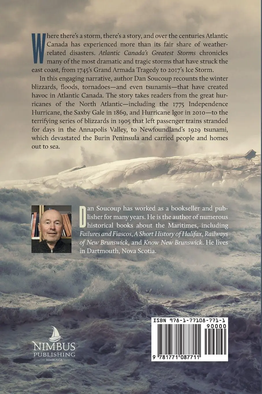 Rückseite: 9781771087711 | Atlantic Canada's Greatest Storms | Dan Soucoup | Taschenbuch | 2020