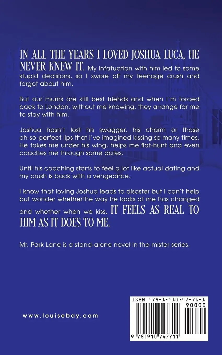 Rückseite: 9781910747711 | Mr. Park Lane | Louise Bay | Taschenbuch | The Mister Series | 2022