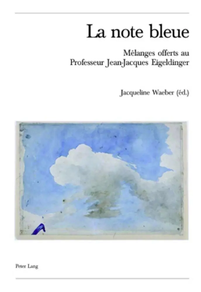 Cover: 9783039107711 | La note bleue | Jacqueline Waeber | Taschenbuch | Französisch