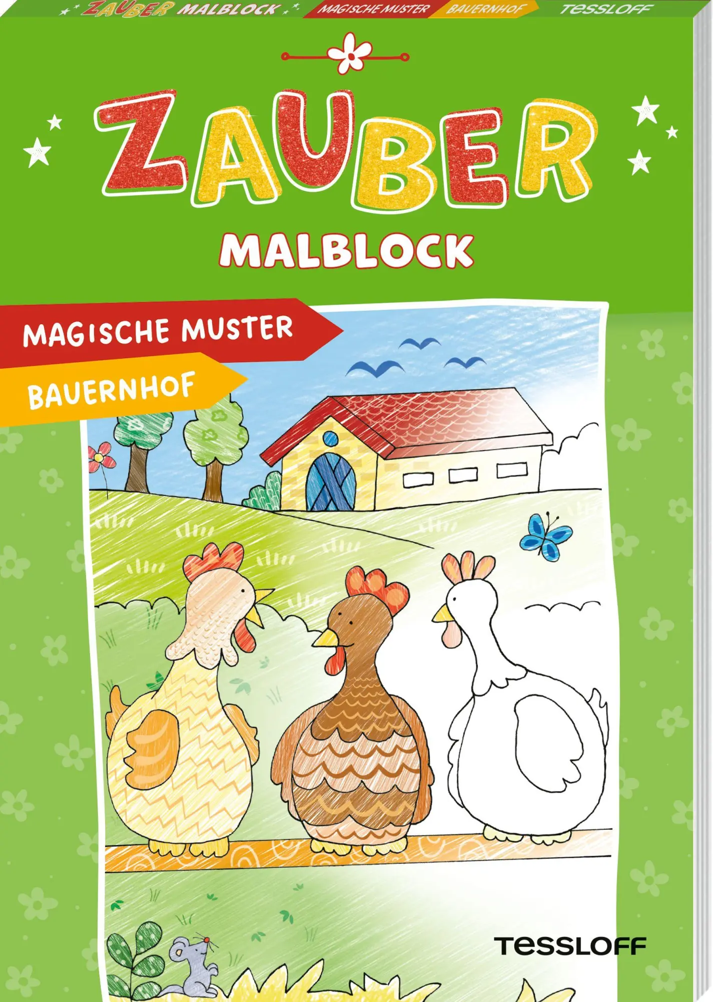 Cover: 9783788647711 | Zaubermalblock. Magische Muster. Bauernhof | Mit tollen Effekten