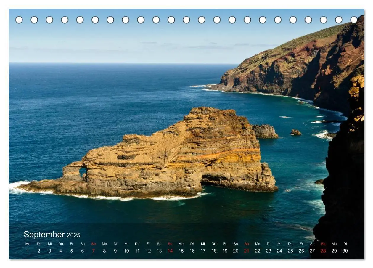 Bild: 9783435717811 | La Palma (Tischkalender 2025 DIN A5 quer), CALVENDO Monatskalender