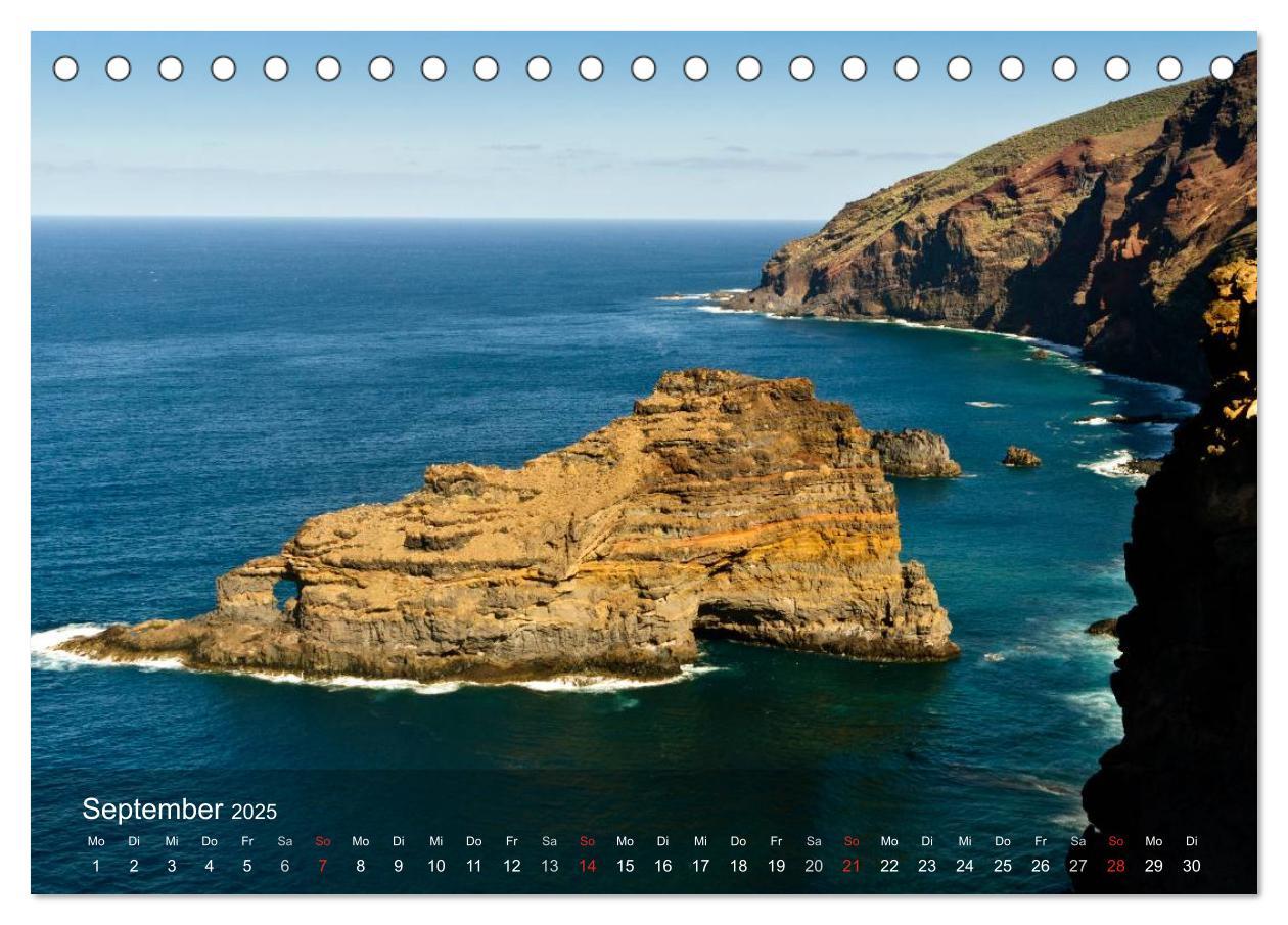 Bild: 9783435717811 | La Palma (Tischkalender 2025 DIN A5 quer), CALVENDO Monatskalender