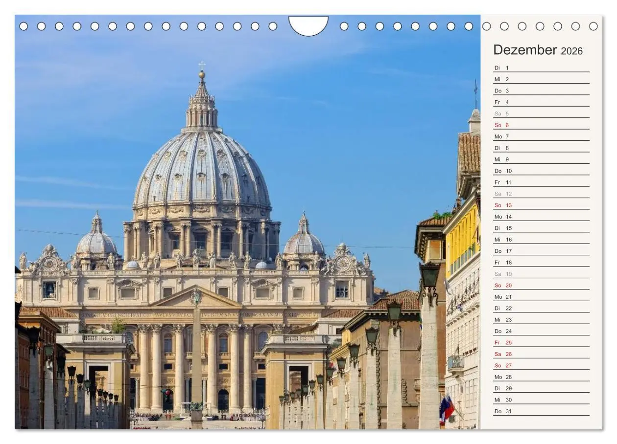 Bild: 9783457977811 | Rom - Die Ewige Stadt (Wandkalender 2026 DIN A4 quer), CALVENDO...