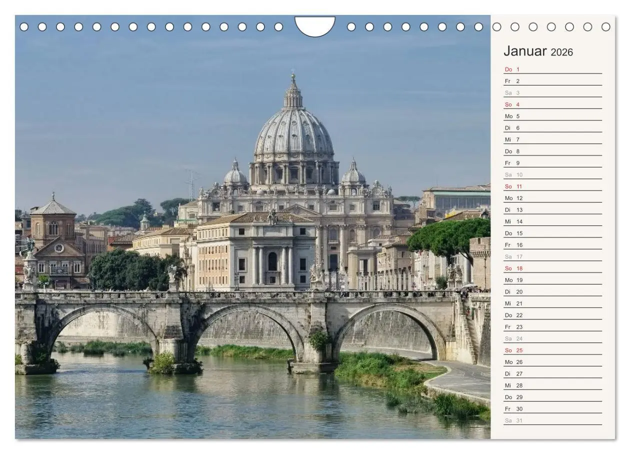 Bild: 9783457977811 | Rom - Die Ewige Stadt (Wandkalender 2026 DIN A4 quer), CALVENDO...