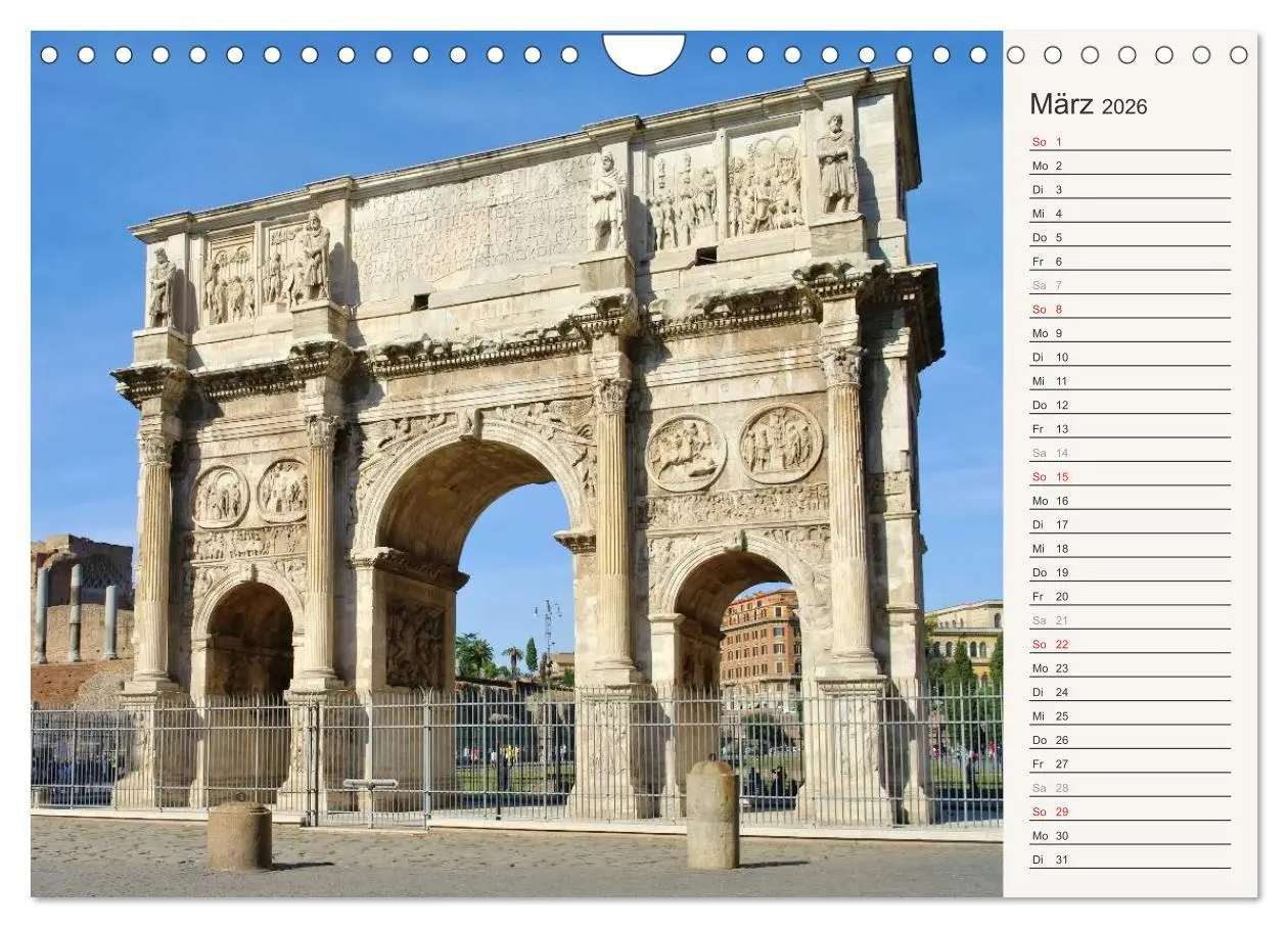 Bild: 9783457977811 | Rom - Die Ewige Stadt (Wandkalender 2026 DIN A4 quer), CALVENDO...