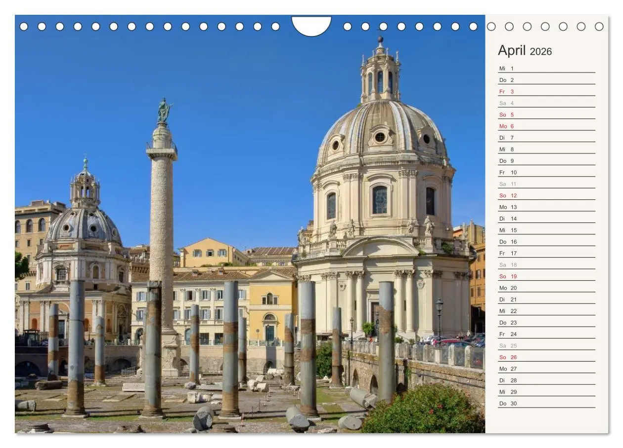 Bild: 9783457977811 | Rom - Die Ewige Stadt (Wandkalender 2026 DIN A4 quer), CALVENDO...