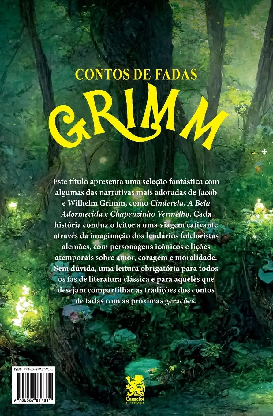 Rückseite: 9786587817811 | Contos de Fadas - Grimm | Jacob Wilhelm Grimm | Taschenbuch | 2023