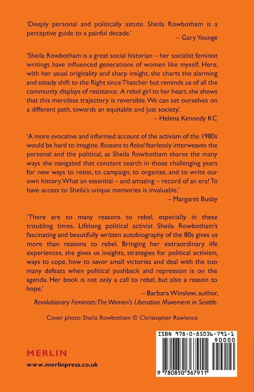 Rückseite: 9780850367911 | Reasons to Rebel | Sheila Rowbotham | Taschenbuch | Englisch | 2024