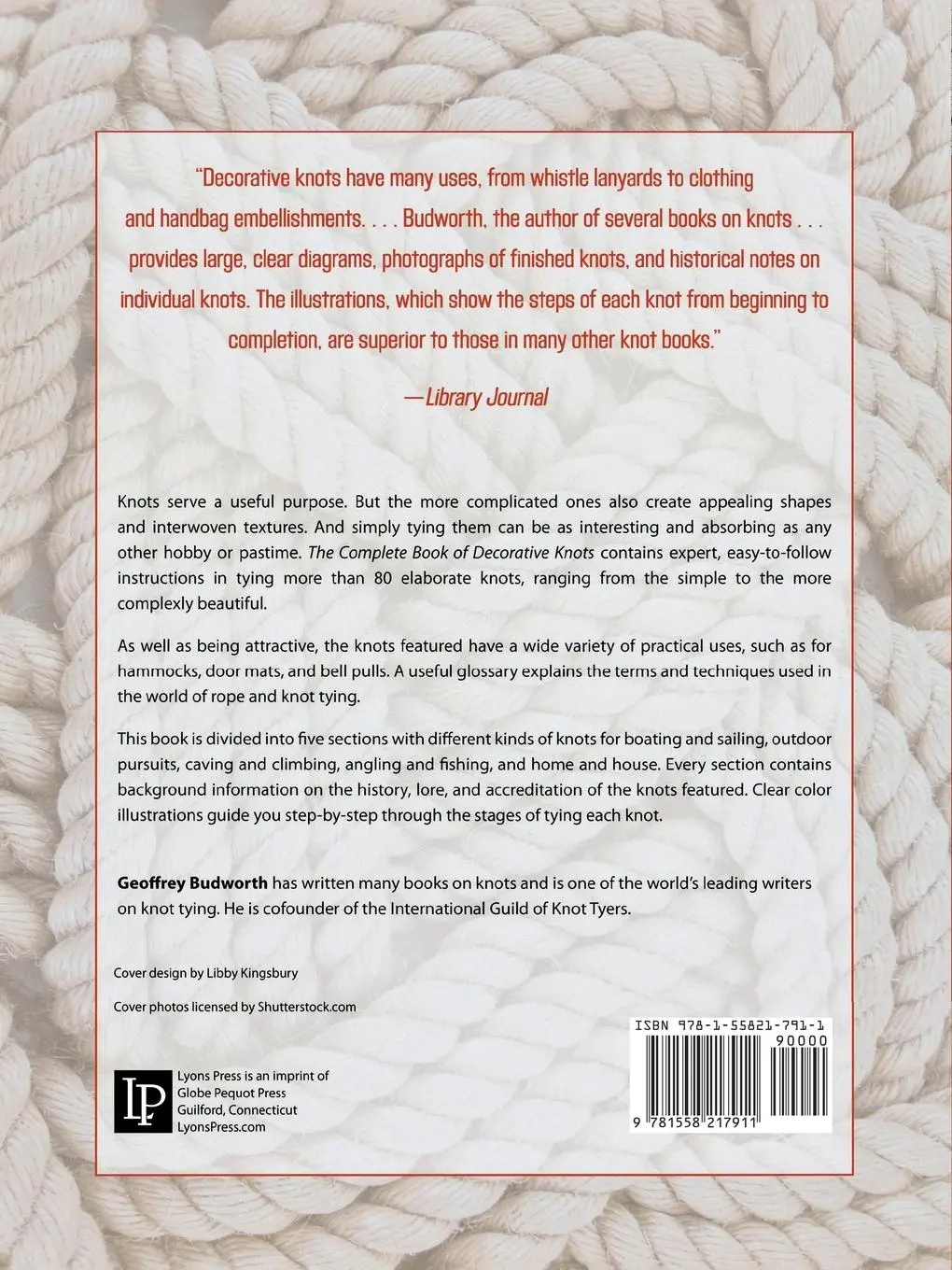 Rückseite: 9781558217911 | Complete Book of Decorative Knots | Geoffrey Budworth | Taschenbuch
